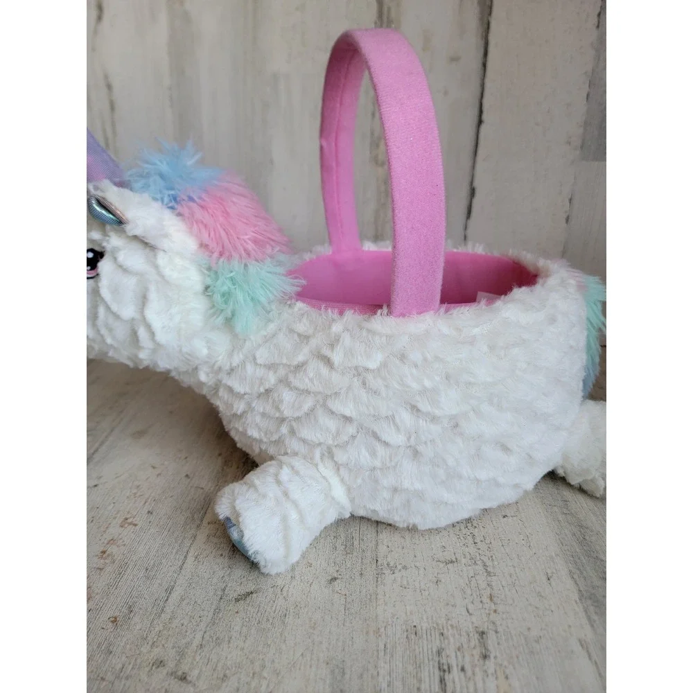 Unicorn Easter basket reindeer plush youth‎ spring home decor stuffed animal